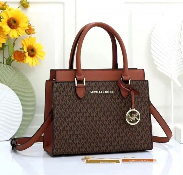 Michaell Kors Satchel Shoulder Bag With Dust Bag Includes Logo