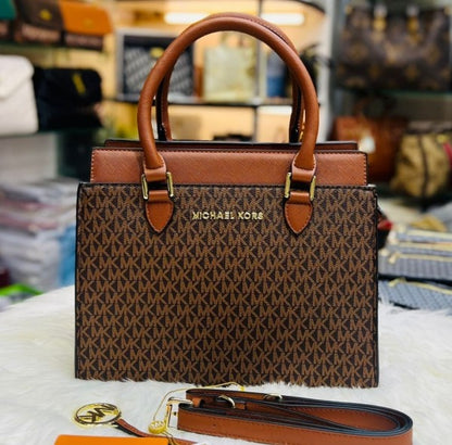 Michaell Kors Satchel Shoulder Bag With Dust Bag Includes Logo