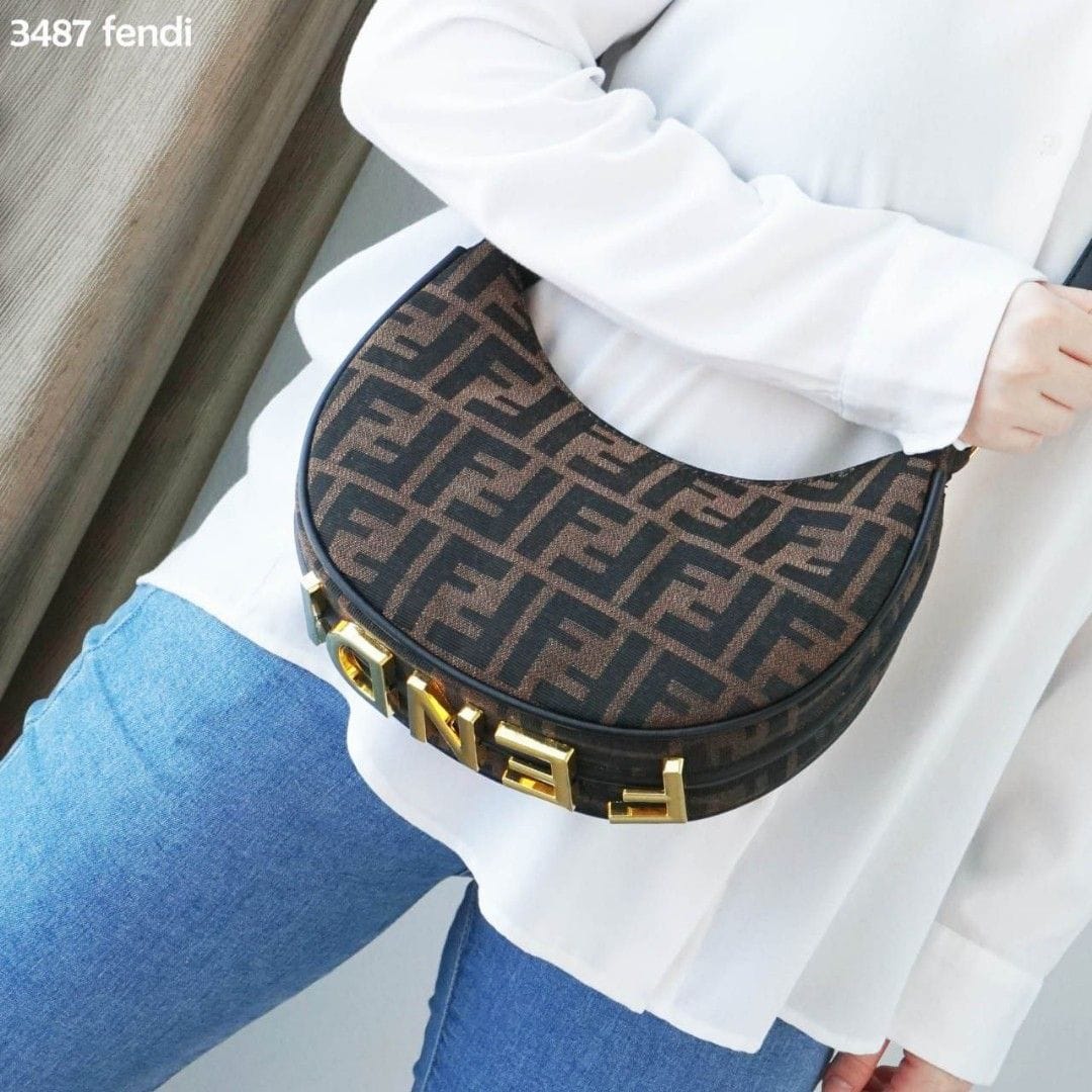 Fendii graphy hobo sling bag with box