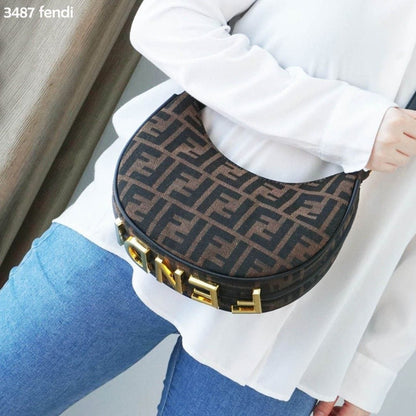 Fendii Tan ShoulderBag With Original Box Dust Cover