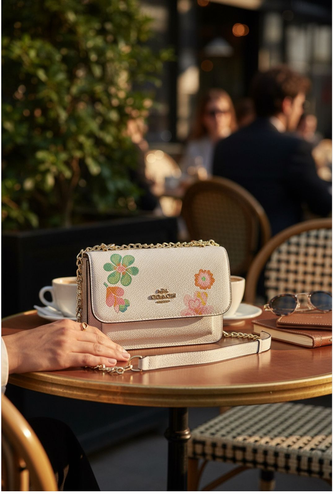 Coach Klare Floral Crossbody In Signature Canvas Bag With OG Box &amp; Dust Bag