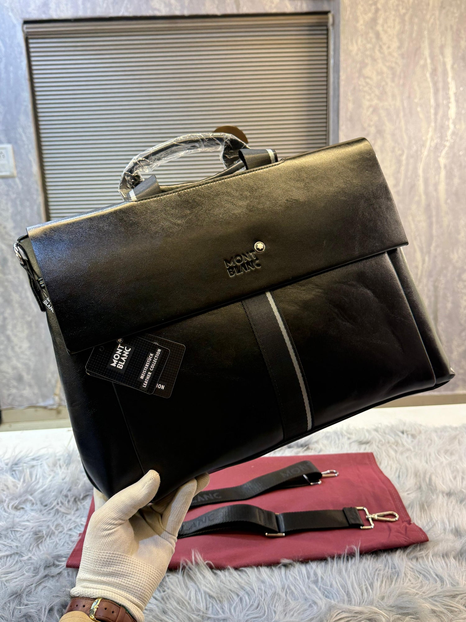 Mont bllanc Polished Premium Quality Laptop Bag