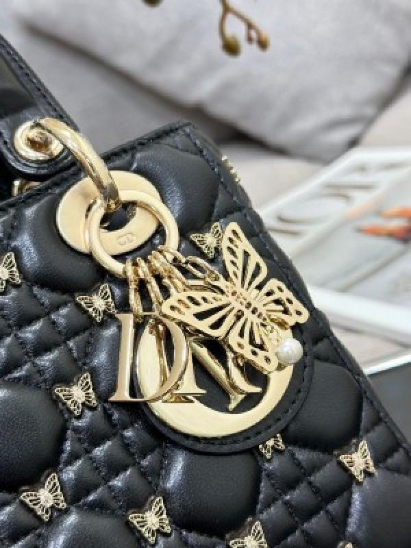 Christian DIOR LADY BAG WITH BRAND DOUBLE BOX