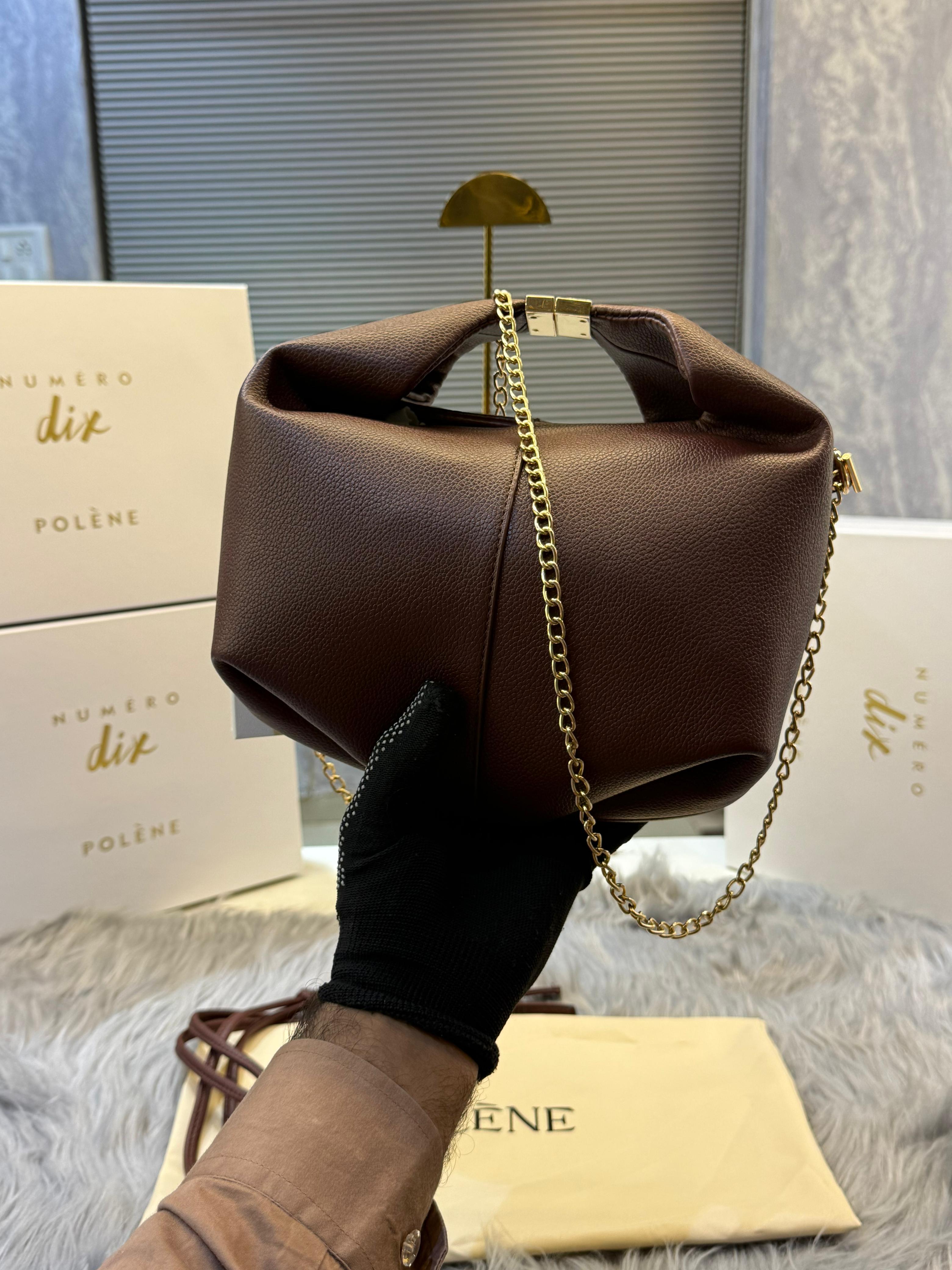 Pollene Bri Edition Textured Camel with box
