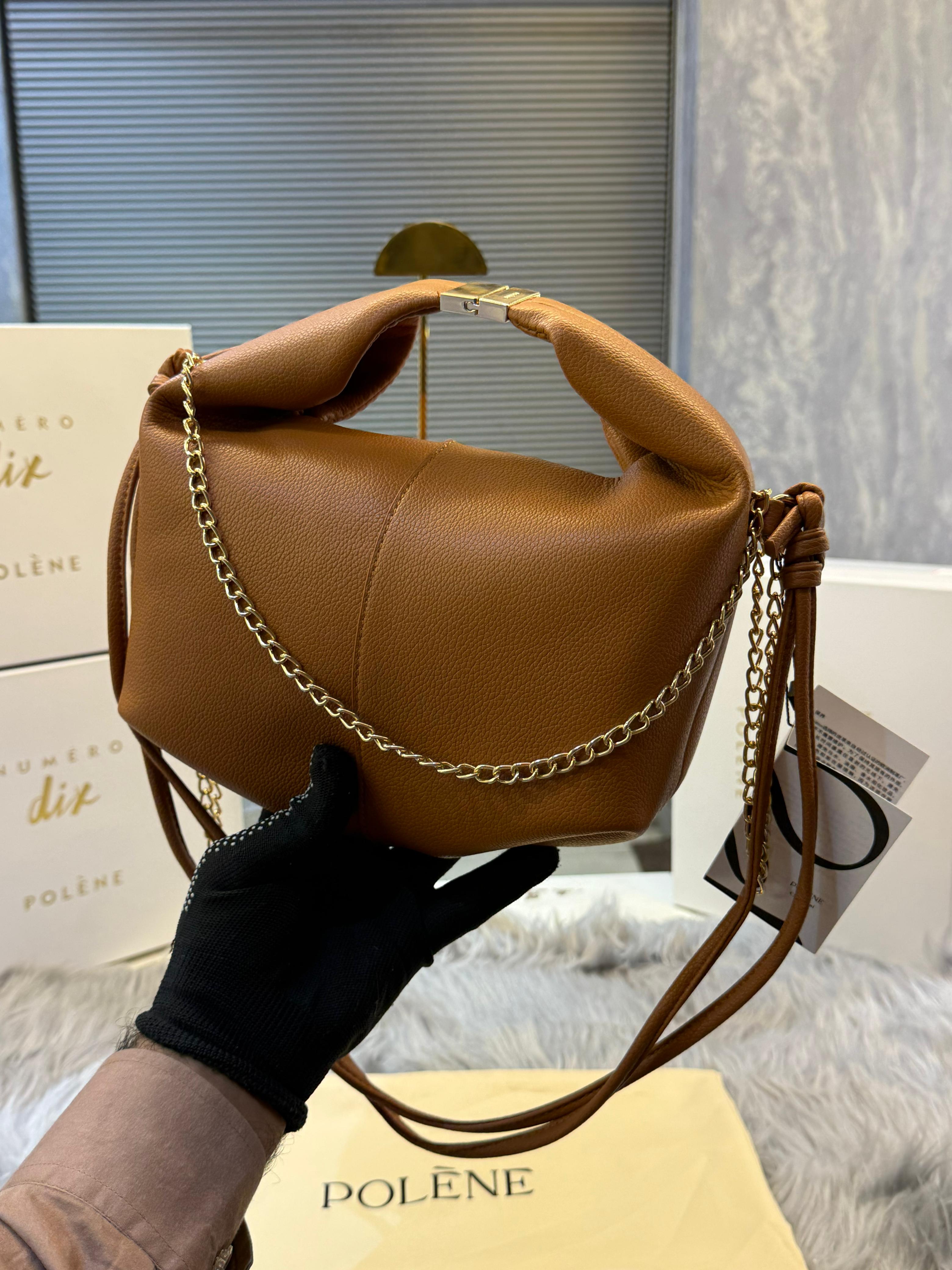 Pollene Bri Edition Textured Camel with box