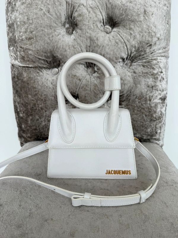 Jacquemuss Le Chiquito Noeud mini leather bag with box premium quality
