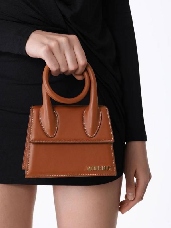 Jacquemuss Le Chiquito Noeud mini leather bag with box premium quality