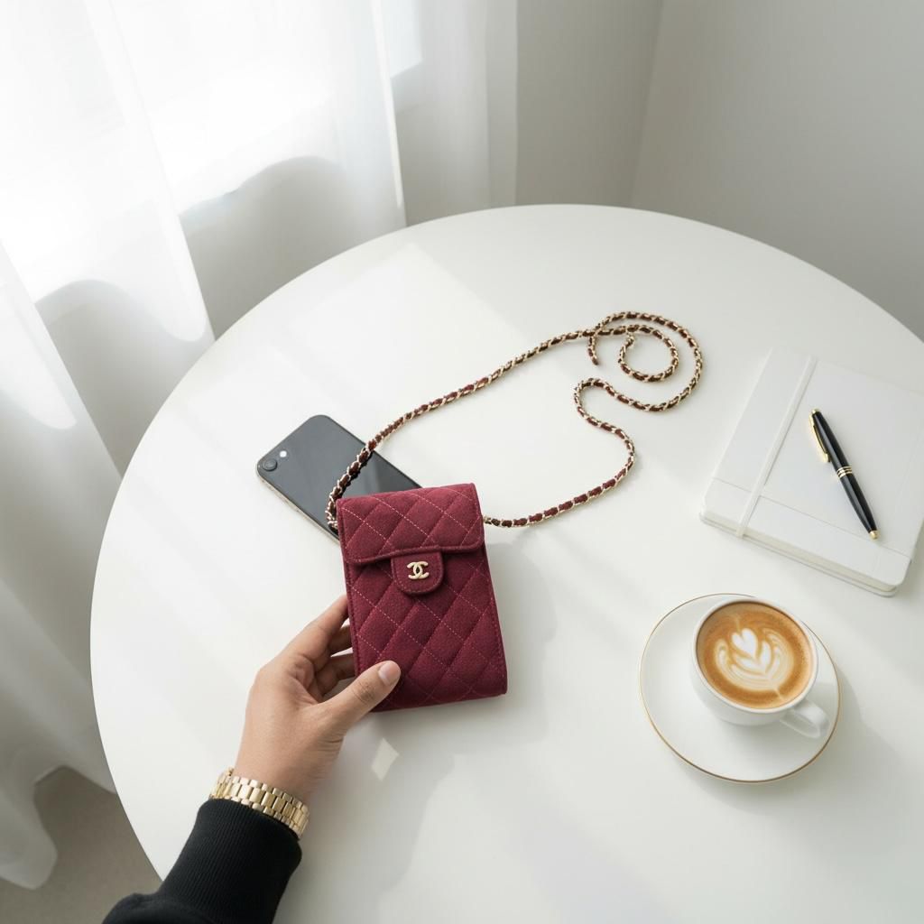 Channel mobile holder cum sling bag with box