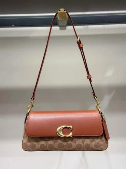 Coachh shoulder bag in calf leather with box premium quality