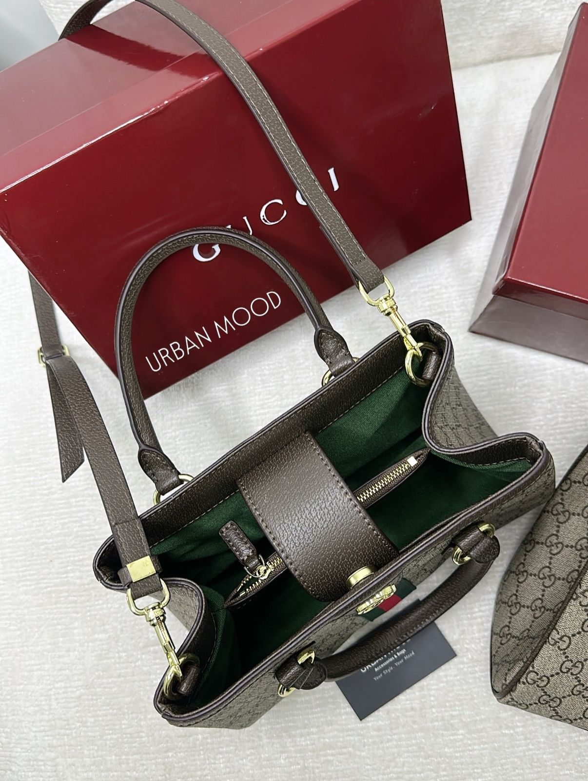 Guccii Ophidia Small Tote Bag with double box premium quality