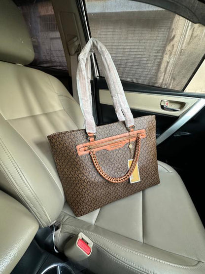 Miichael Kors Slater Large Tote Shoulder Bag Signature