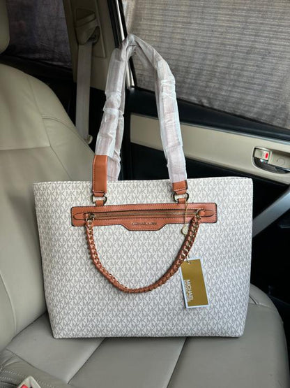 Miichael Kors Slater Large Tote Shoulder Bag Signature
