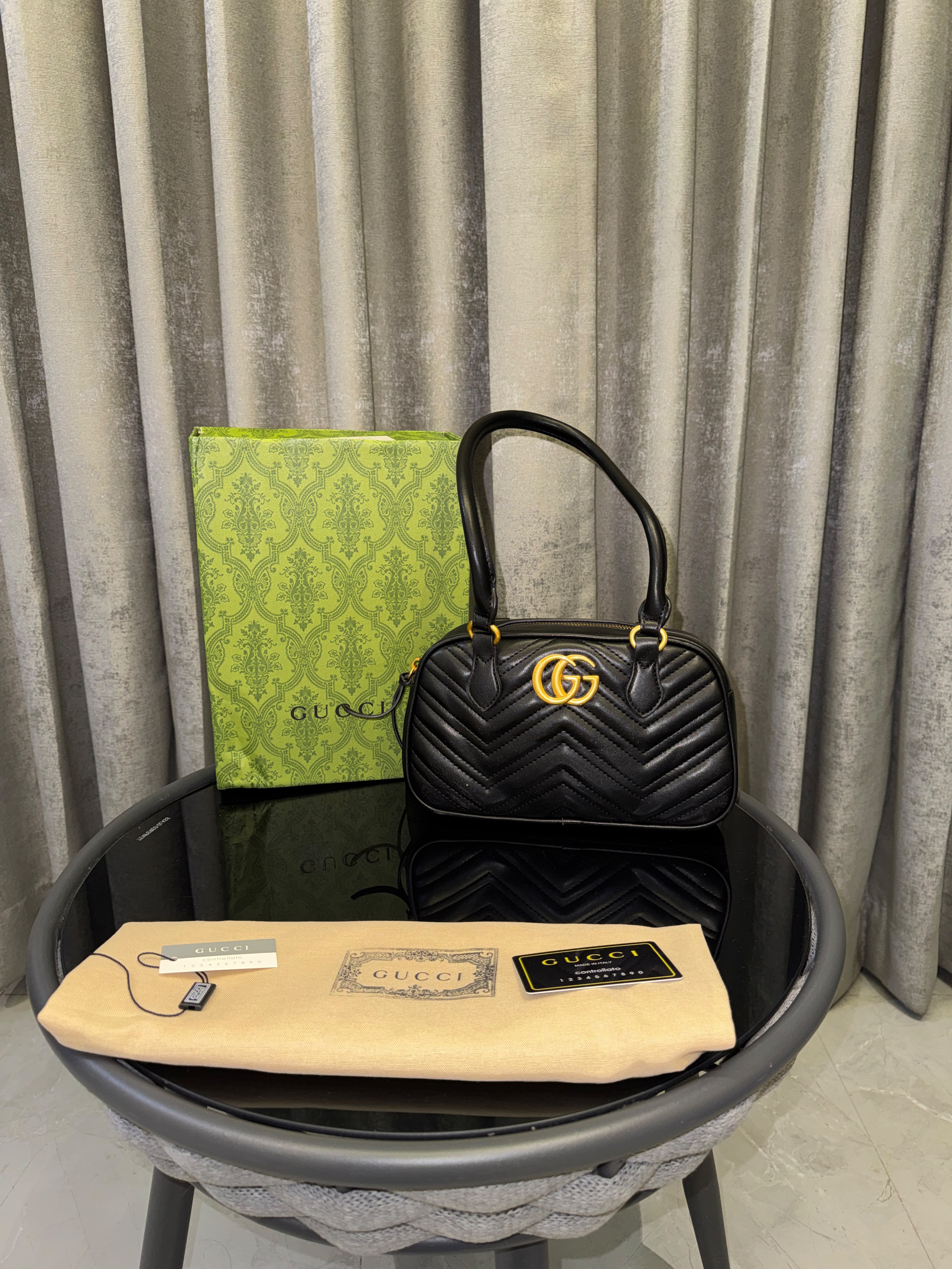 Guccii Marmont bag with box premium quality with box packing