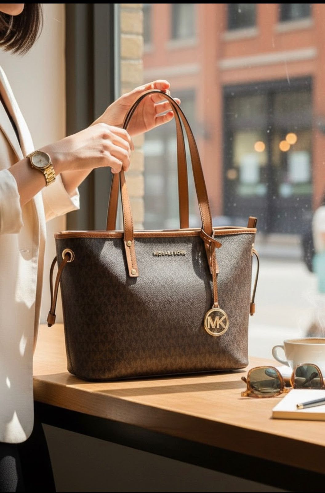 Michaell Korrs Tote Bag with premium quality original Box Packing