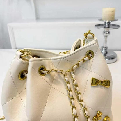 Chanell Bowtie mini bucket bag with premium quality bow