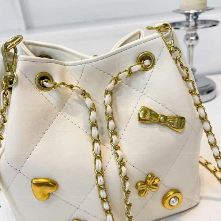 Chanell Bowtie mini bucket bag with premium quality bow