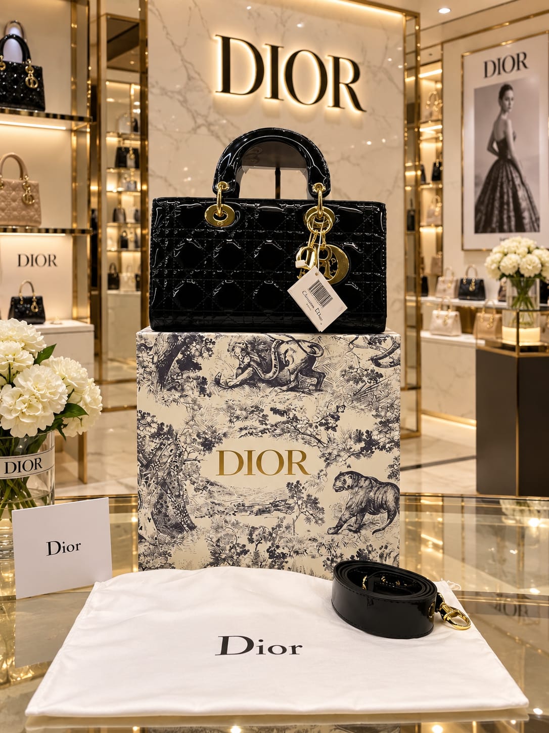 Christiian diorr lady bag with premium quality box
