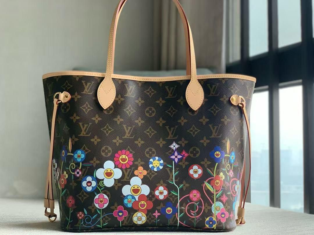 LOUISS VUITTON TAKASHI HANDBAG WITH PREMIUM QUALITY BOX