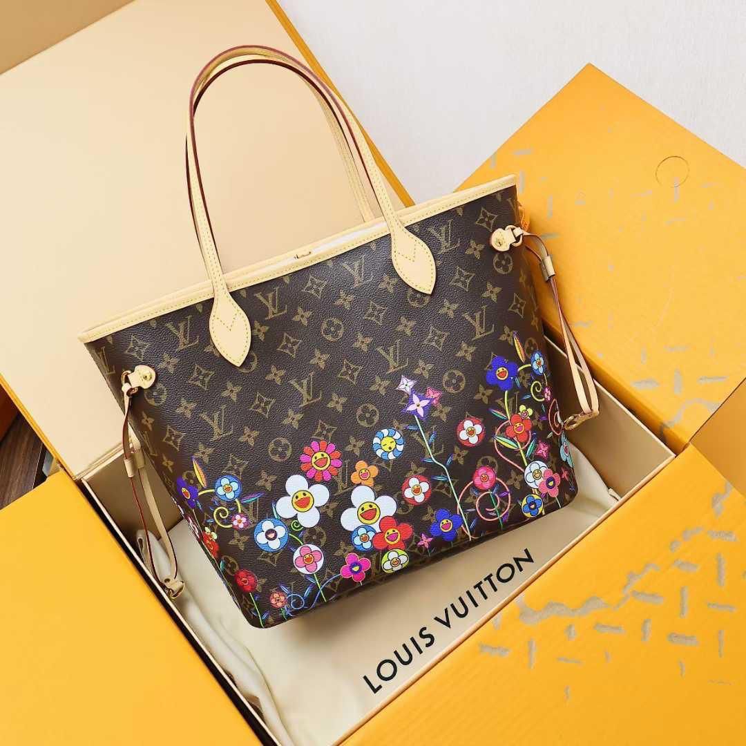 LOUISS VUITTON TAKASHI HANDBAG WITH PREMIUM QUALITY BOX