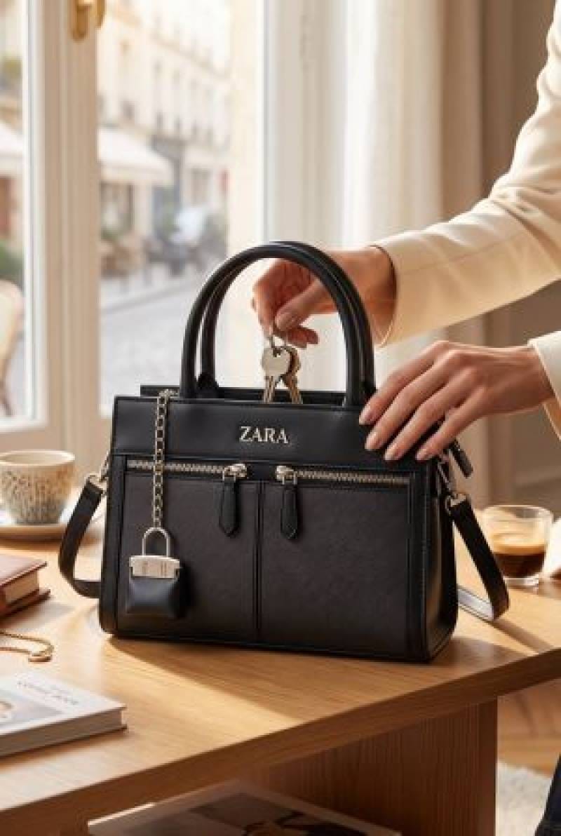 ZARA tote mini with bag pouch and premium quality box
