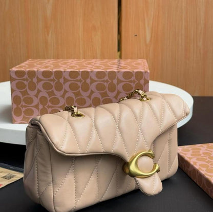 Coach Tabby 20 Quilted Leather Shoulder Bag With Box Dust bag Bill