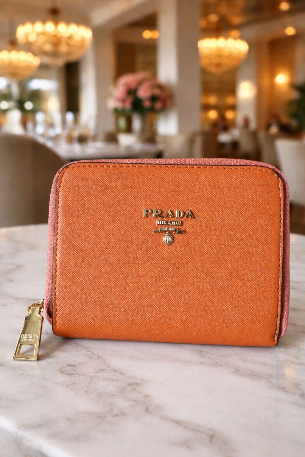 Pradaa mini wallet with box