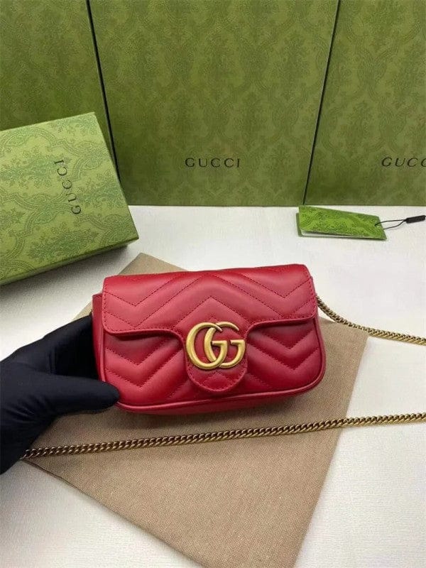 Guccii marmont mini sling bag premium quality with og box