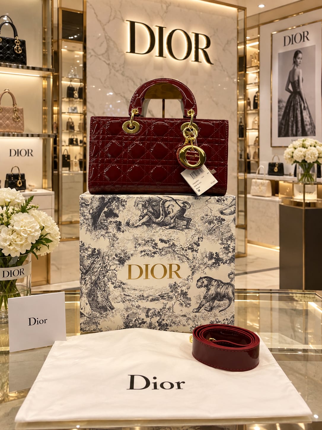 Christiian diorr lady bag with premium quality box