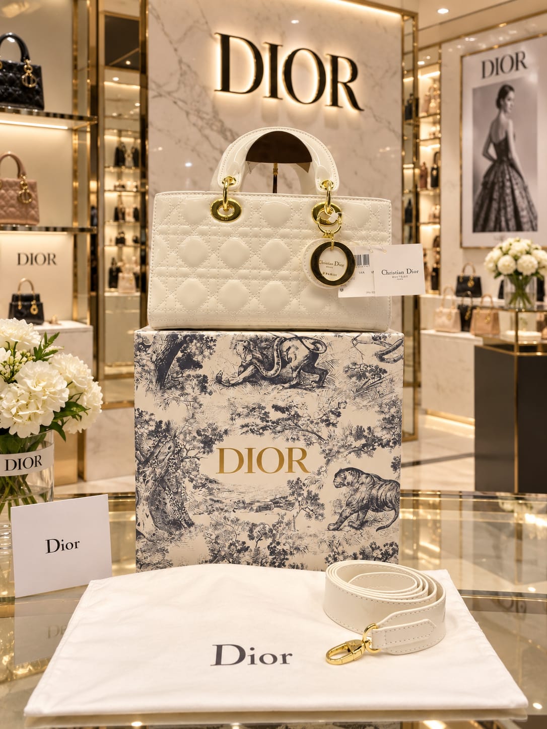 Christiian diorr lady bag with premium quality box