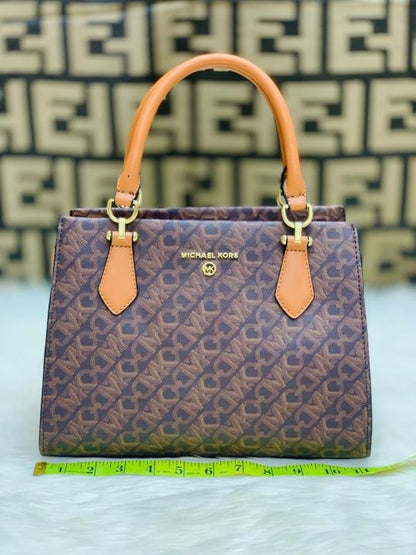 Michaell Kors cynthia small signature logo satchel