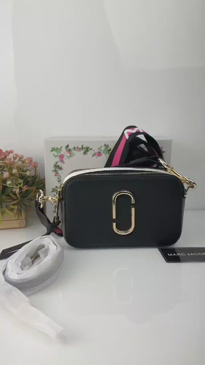 Marc Jacobs The Snap Shot Camera Sling Bag Black With Dust Bag &amp; OG Box