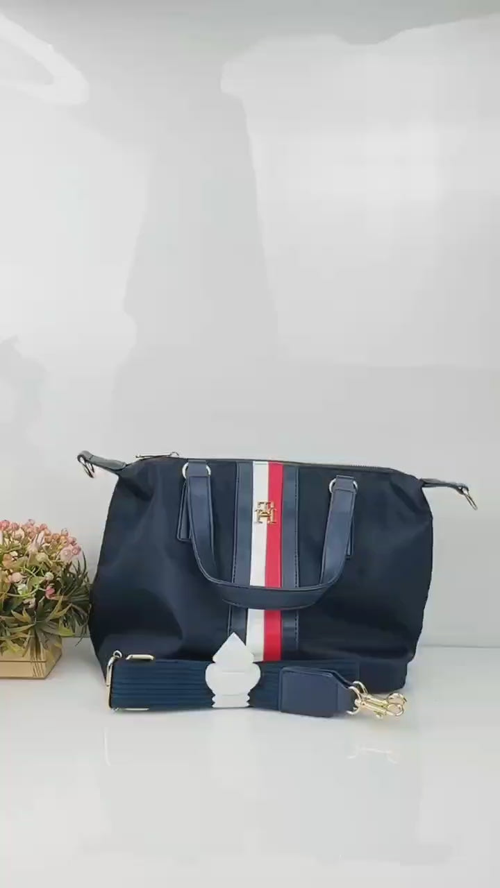 TommyHilfiger POPPY REFORM SMALL TOTE with dust cover