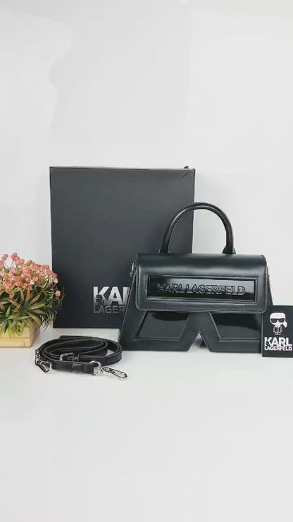 Karl Lagerfeld K IKON Crossbody Shoulder Bag With OG Box &amp; Dust Bag