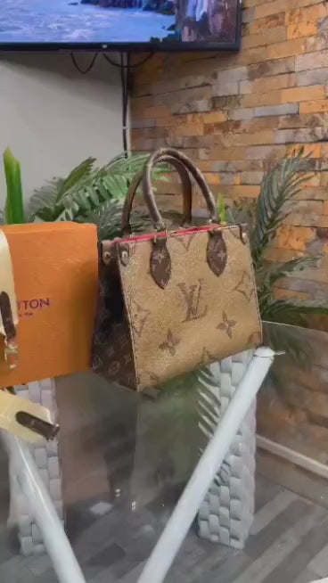 Louis Vuitton Onthego Pm With Og Box And Dust Bag Including Carry Bag (Brown)