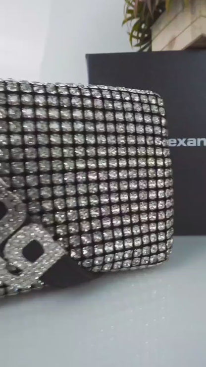 Alexander wang bling sling bag with box