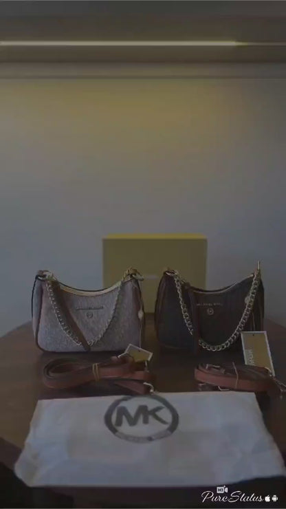 Michael Kors Jet Set Charm Small Logo Pochette Bag Box DustBag